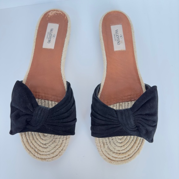 VALENTINO GARAVINI Women's Suede Slide Flat Sandals. IT40. - Picture 2 of 10